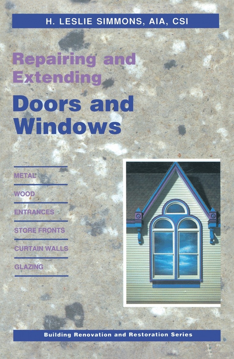 H.L. Simmons - Repairing and Extending Doors and Windows, Häftad