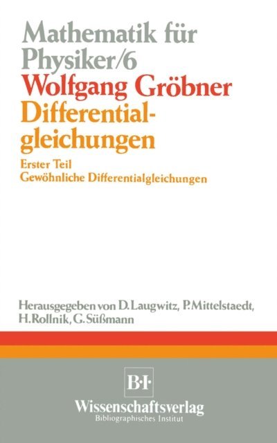 Wolfgang Grobner - Differentialgleichungen, E-bok