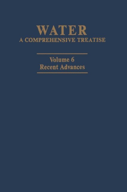 Felix Franks - Water: A Comprehensive Treatise, E-bok