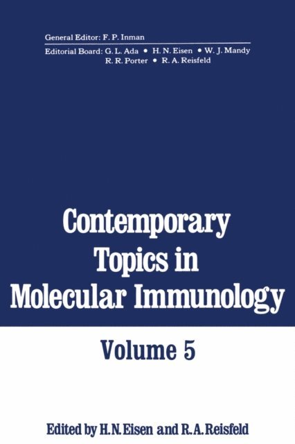 H. Eisen - Contemporary Topics in Molecular Immunology, E-bok. Tillgänglighet: Lägg i varukorg