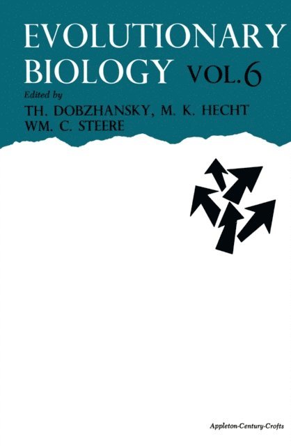 William C. Steere, Max K. Hecht, Theodosius Dobzhansky - Evolutionary Biology, E-bok