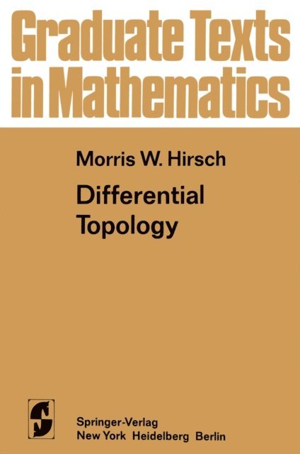 Morris W. Hirsch - Differential Topology, E-bok