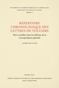 Un Repertoire chronologique de lettres de Voltaire