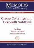 Group Colorings and Bernoulli Subflows