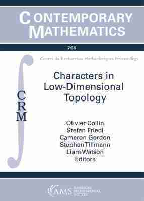Olivier Collin, Stefan Friedl, Cameron Gordon, Stephan Tillmann, Liam Watson - Characters in Low-Dimensional Topology, Häftad