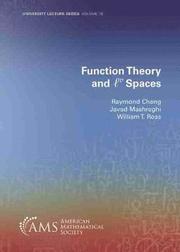 Function Theory and $\ell ^p$ Spaces