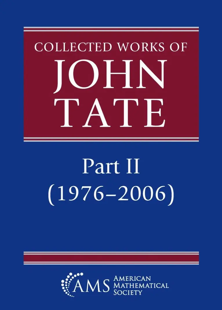 Barry Mazur, Robert M. Owczarek - Collected Works of John Tate, Häftad. Tillgänglighet: Tillfälligt slut