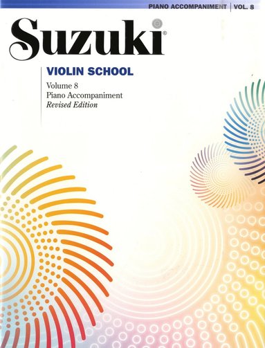 Suzuki violin school. Volume 8, Piano accompaniment av Shinichi Suzuki
