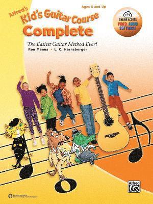 RAY MANUS - ALFREDS KIDS GUITAR COURSE COMPLETE BOOK, Häftad