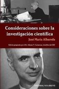 Consideraciones sobre la investigacion cientifica