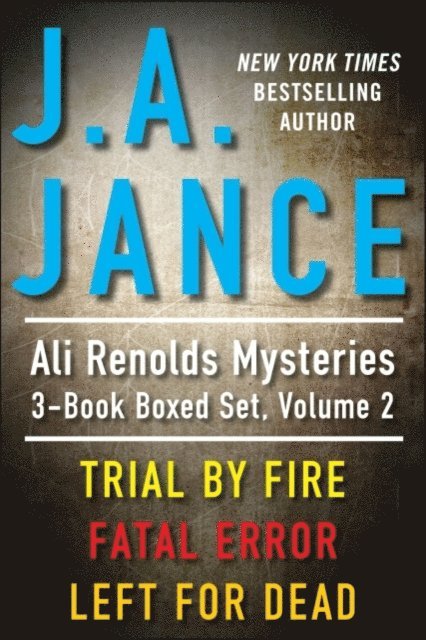 J.A. JANCE - J.A. Jance's Ali Reynolds Mysteries 3-Book Boxed Set, Volume 2, E-bok. Tillgänglighet: Lägg i varukorg