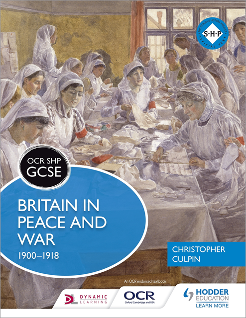 Christopher Culpin - OCR GCSE History SHP: Britain in Peace and War 1900-1918, E-bok
