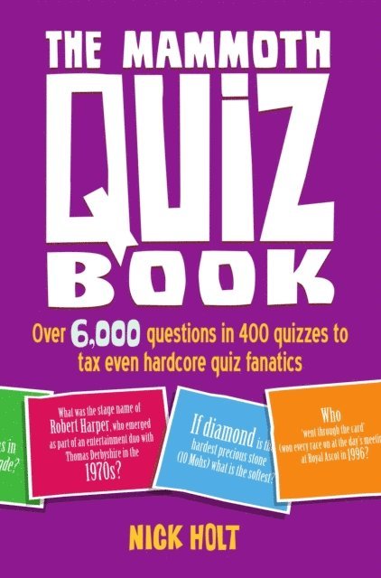Nick Holt - Mammoth Quiz Book, E-bok