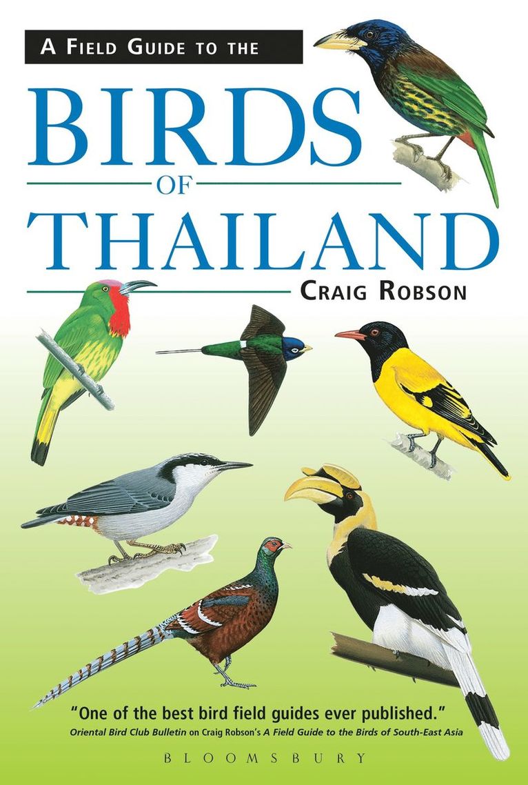 Craig Robson - Field Guide to the Birds of Thailand, Häftad