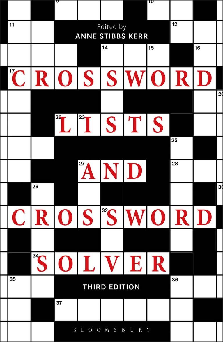 Anne Stibbs Kerr - Crossword Lists and Crossword Solver, Häftad