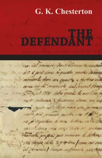 G. K. Chesterton - Defendant, E-bok