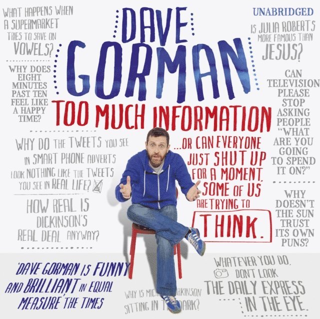 Dave Gorman - Too Much Information, Ljudbok