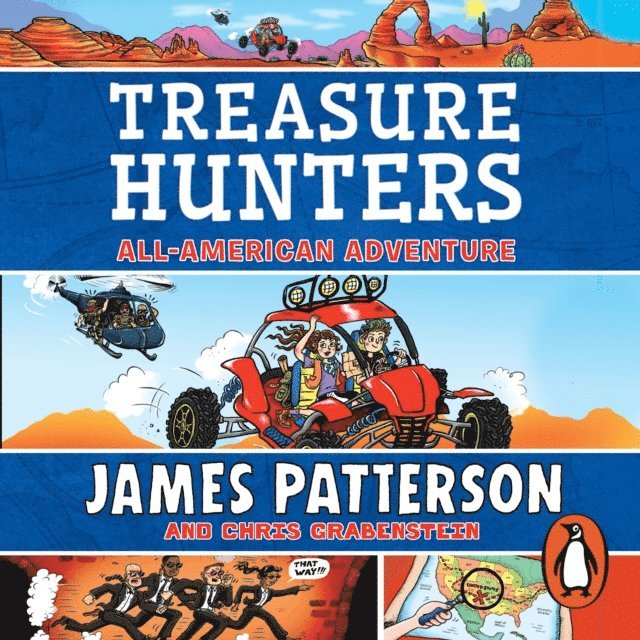 James Patterson - Treasure Hunters: All-American Adventure, Ljudbok