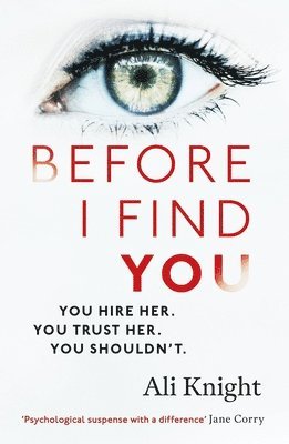 Ali Knight - Before I Find You, Häftad