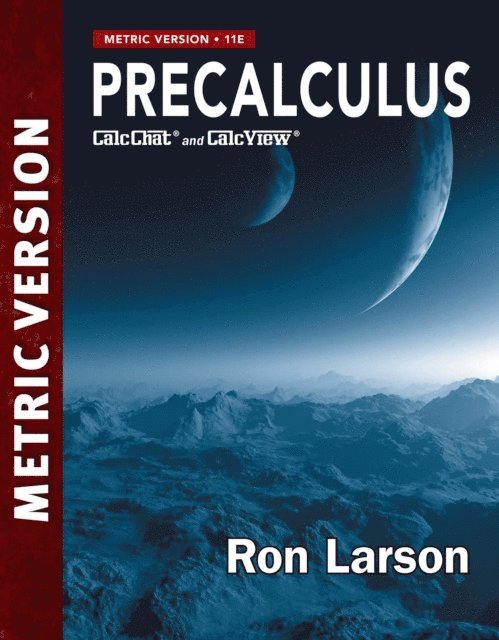 Larson - Precalculus Metric Version, E-bok