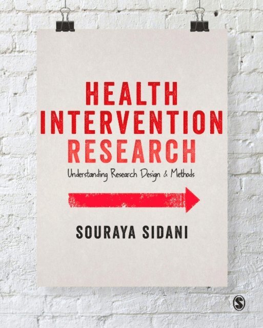 Souraya Sidani - Health Intervention Research, E-bok
