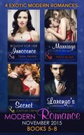 Modern Romance November 2015 Books 5-8