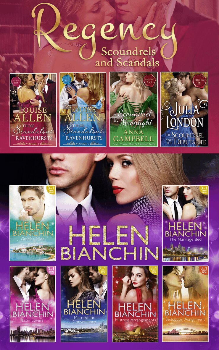 Helen Bianchin, Louise Allen, Anna Campbell, Julia London - Helen Bianchin And The Regency Scoundrels And Scandals Collections, E-bok