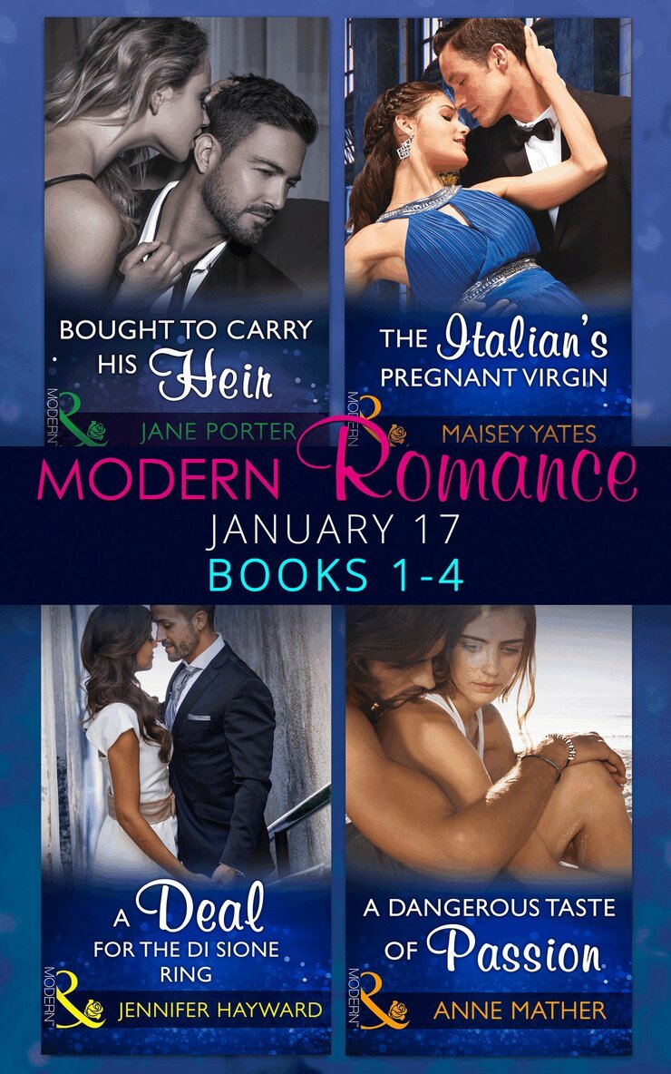 Jennifer Hayward, Maisey Yates, Anne Mather, Jane Porter - Modern Romance January 2017 Books 1 - 4, E-bok