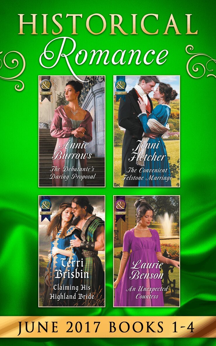 Annie Burrows, Jenni Fletcher, Laurie Benson, Terri Brisbin - Historical Romance June 2017 Books 1 - 4, E-bok