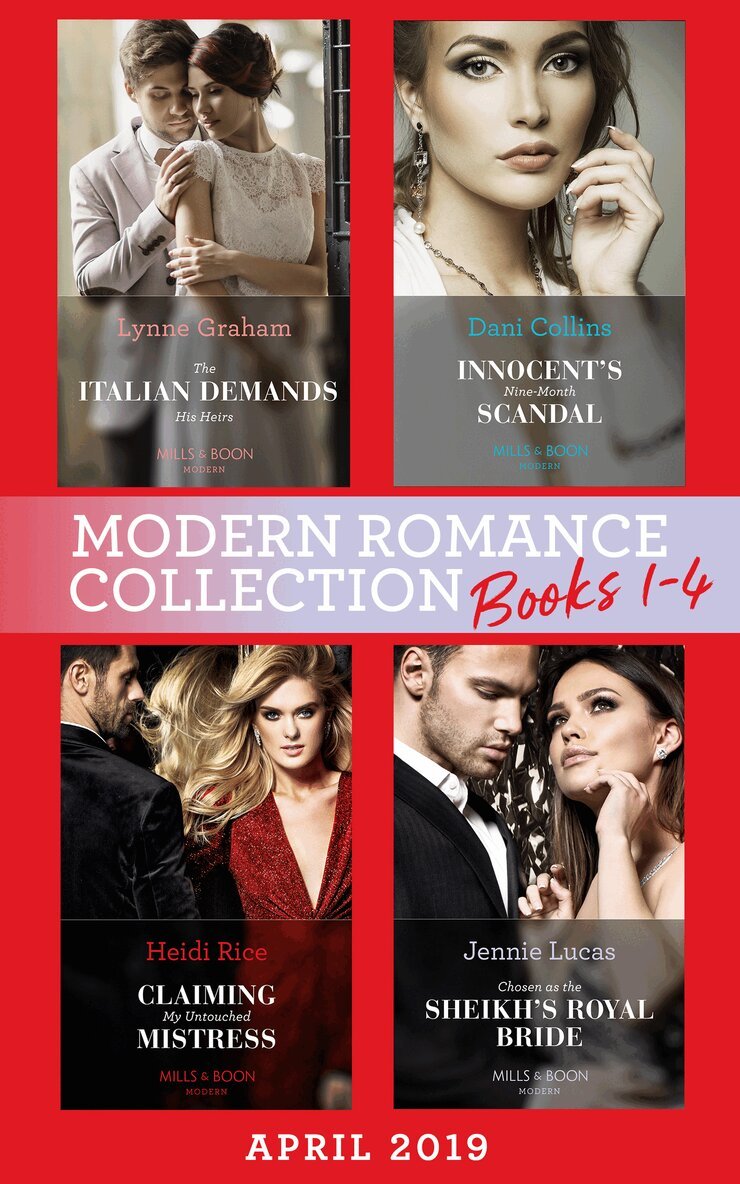 Lynne Graham, Dani Collins, Jennie Lucas, Heidi Rice - Modern Romance April 2019 Books 1-4, E-bok