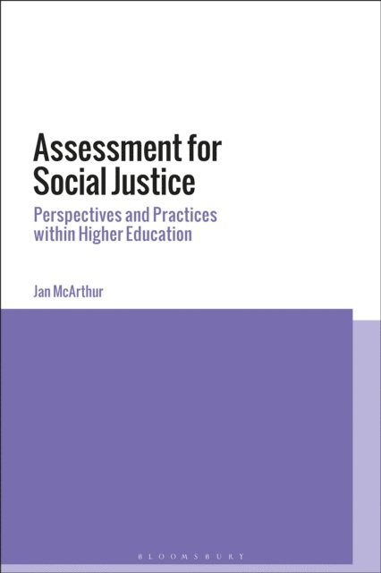 Jan McArthur - Assessment for Social Justice, E-bok