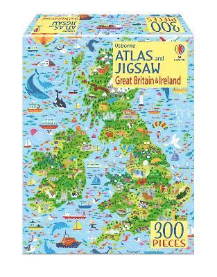 Sam Smith - Usborne Atlas & Jigsaw Great Britain & Ireland, Häftad. Tillgänglighet: Tillfälligt slut