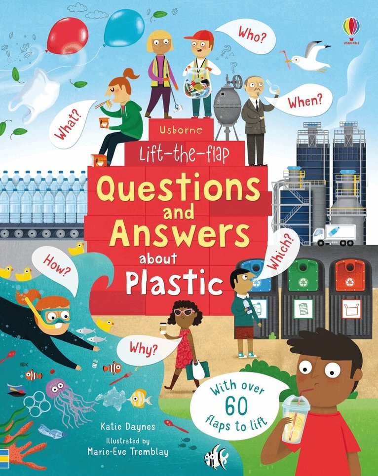 Katie Daynes - Lift-the-Flap Questions and Answers about Plastic, Kartonnage. Tillgänglighet: Lägg i varukorg