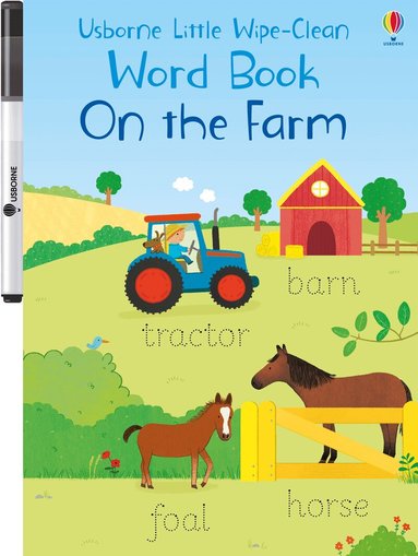 Felicity Brooks - Little Wipe-Clean Word Book On the Farm, Häftad