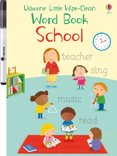 Felicity Brooks - Little Wipe-Clean Word Book School, Häftad