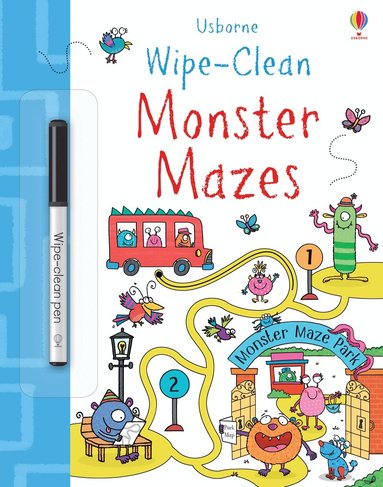 Jane Bingham - Wipe-Clean Monster Mazes, Häftad