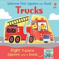 Usborne First Jigsaws and Book: Trucks