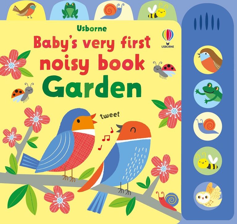 Fiona Watt - Baby's Very First Noisy Book Garden, Kartonnage. Tillgänglighet: Tillfälligt slut