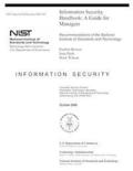 Information Security Handbook: A Guide for Managers - Recommendations of the National Institute of Standards and Technology: Information Security