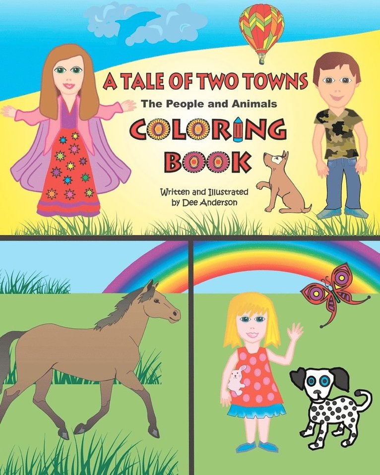 Dee Anderson - TALE OF TWO TOWNS COLORING BOOK, The People and Animals, Häftad. Tillgänglighet: Lägg i varukorg