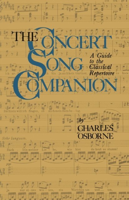 Charles Osborne - Concert Song Companion, E-bok
