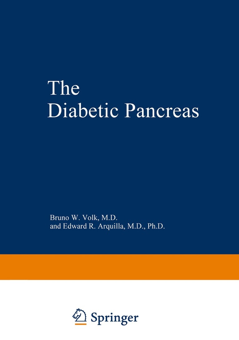 Bruno W. Volk, Edward R. Arquilla - Diabetic Pancreas, Häftad