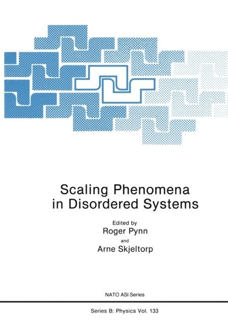 Arne Skjeltorp, Roger Pynn - Scaling Phenomena in Disordered Systems, E-bok