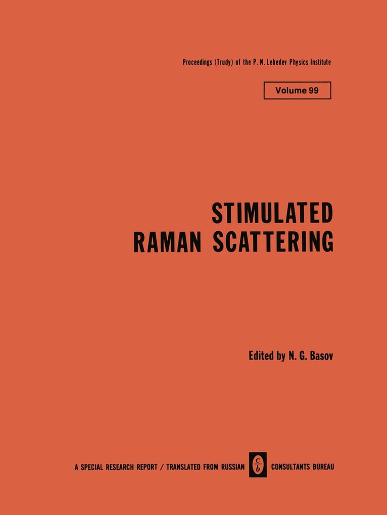 N. G. Basov - Stimulated Raman Scattering, Häftad