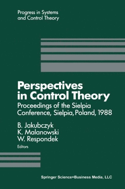 B. Jakubczyk - Perspectives in Control Theory, E-bok