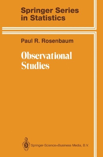 Paul R. Rosenbaum - Observational Studies, E-bok