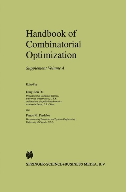 Panos M. Pardalos, Ding-Zhu Du - Handbook of Combinatorial Optimization, E-bok