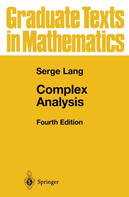 Serge Lang - Complex Analysis, E-bok