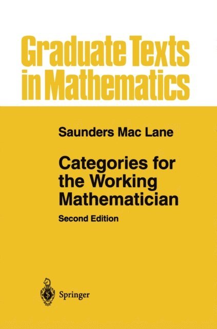 Saunders Mac Lane - Categories for the Working Mathematician, E-bok