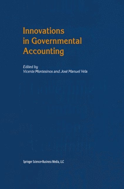 Jose Manuel Vela, Vicente Montesinos - Innovations in Governmental Accounting, E-bok